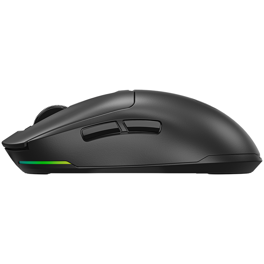 LORGAR Mysz Gamingowa MSA10W, Bezprzewodowa, Czarna