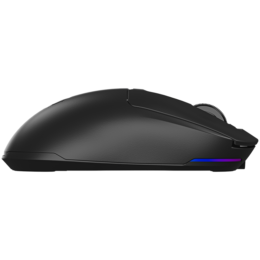 LORGAR Mysz Gamingowa MSA10W, Bezprzewodowa, Czarna