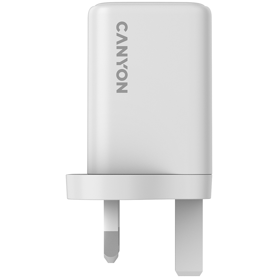 CANYON Ładowarka sieciowa CU65ACC GaN 65W 2xPD 1xQC UK Biała