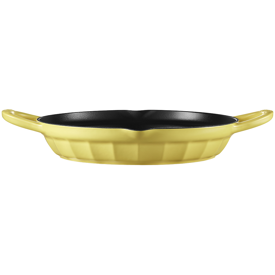 BUYDEEM Patelnia grillowa żeliwna 26 cm CP553 Mellow Yellow