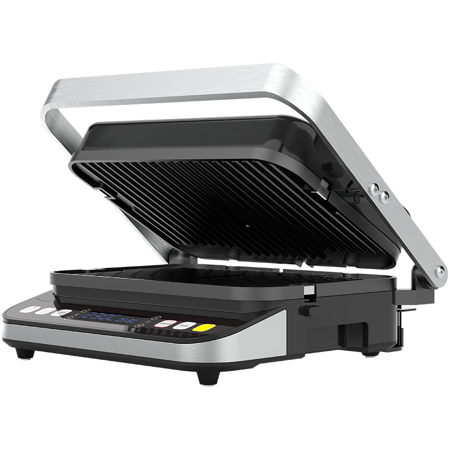 AENO EG1 Grill elektryczny 2000W 3 tryby Timer 320x220 Czarny-12