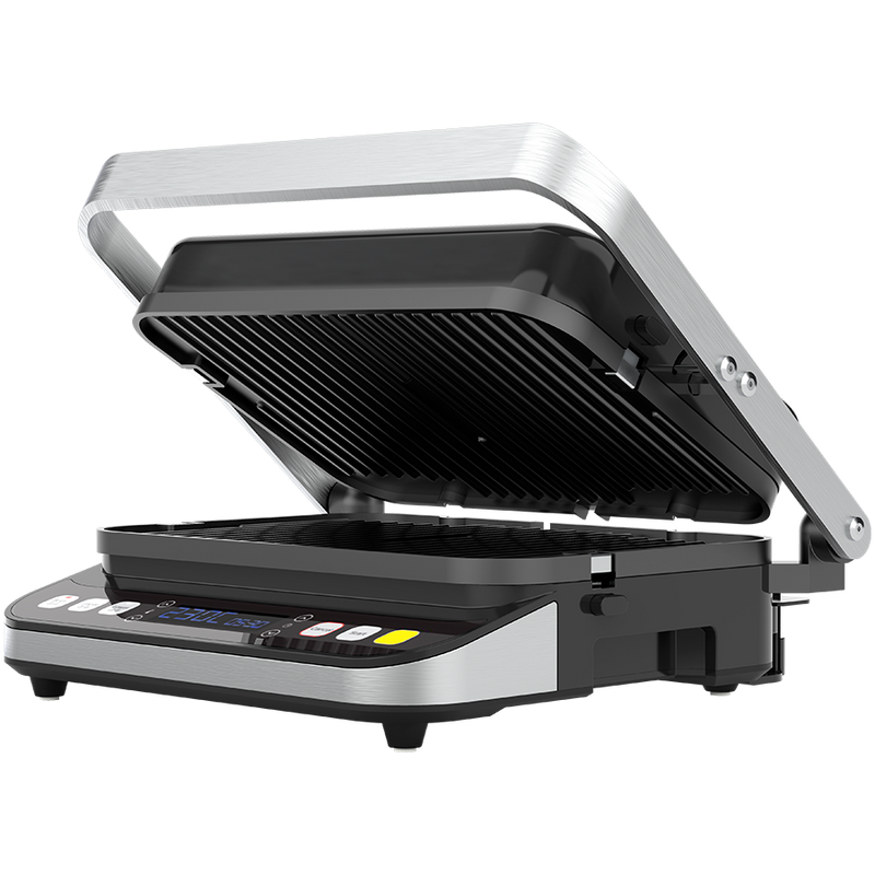 AENO EG1 Grill elektryczny 2000W 3 tryby Timer 320x220 Czarny-12