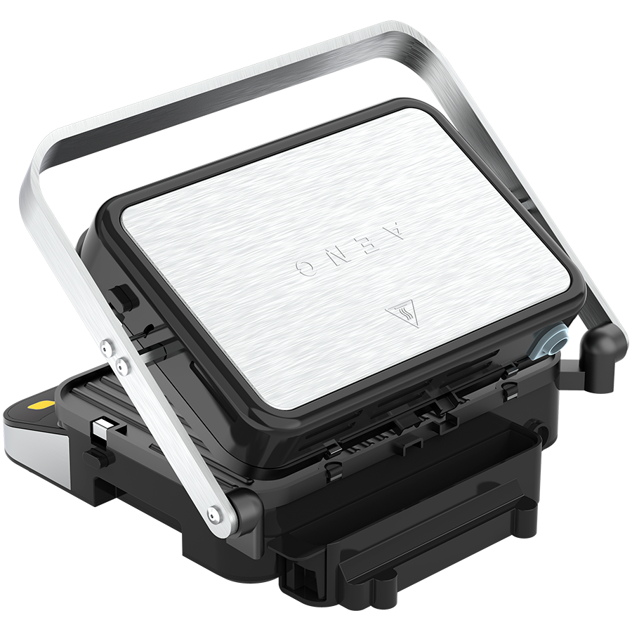 AENO EG1 Grill elektryczny 2000W 3 tryby Timer 320x220 Czarny-2