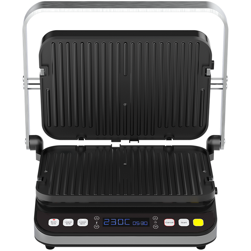 AENO EG1 Grill elektryczny 2000W 3 tryby Timer 320x220 Czarny-14