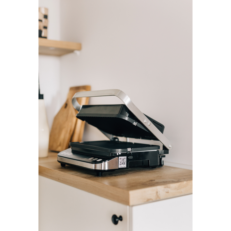 AENO EG1 Grill elektryczny 2000W 3 tryby Timer 320x220 Czarny-10