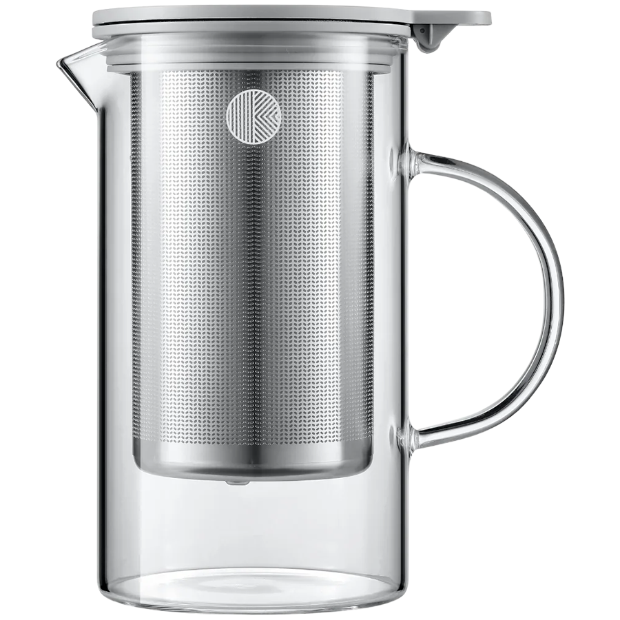 BUYDEEM Szklany dzbanek z zaparzaczem 800ml, CD2002