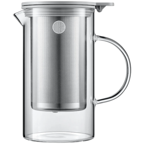 BUYDEEM Szklany dzbanek z zaparzaczem 800ml, CD2002