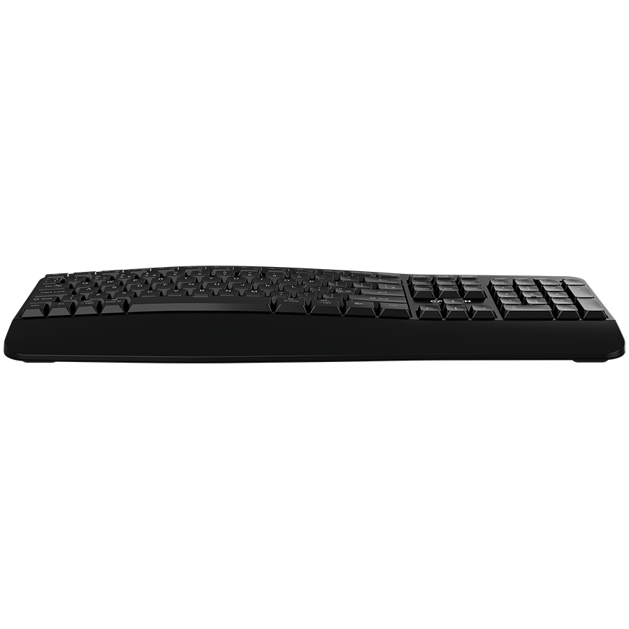 CANYON Klawiatura HKB-W6 Bezprzewodowa Ergonomia Czarna