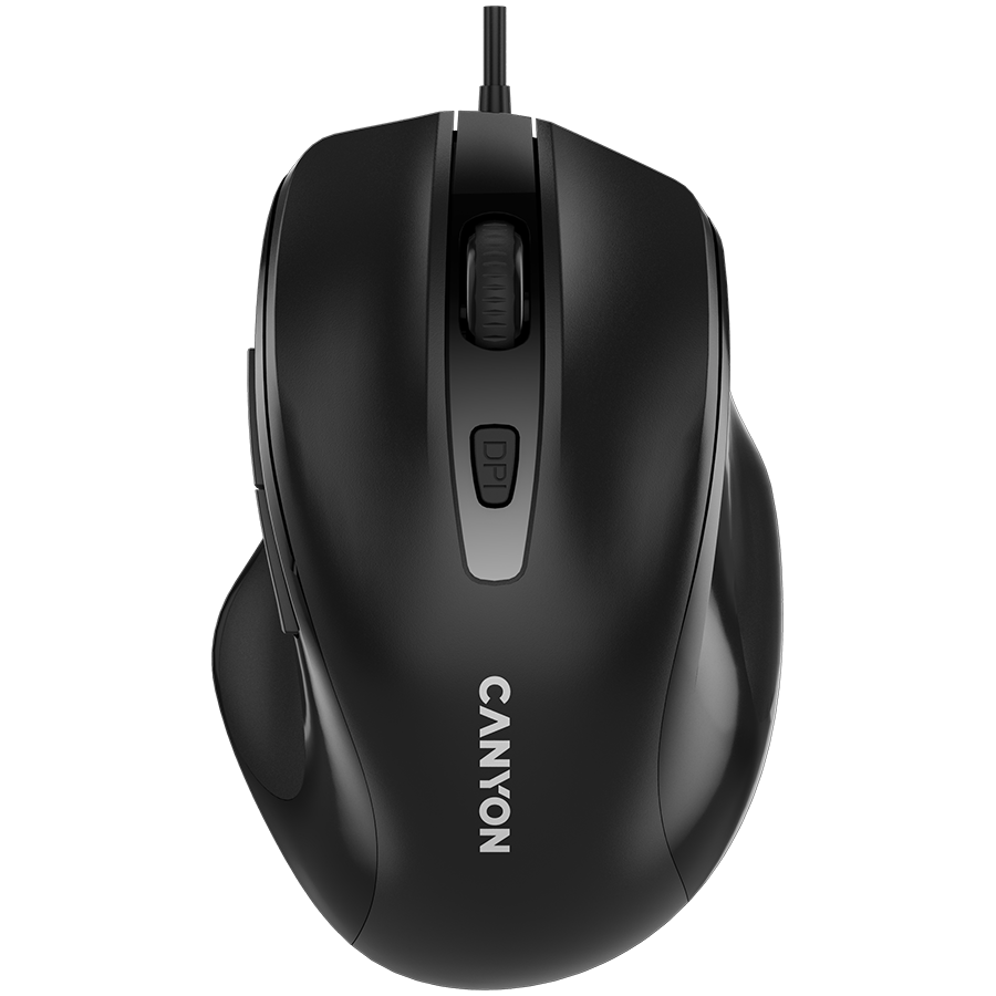 CANYON Mysz przewodowa M-6 Czarna