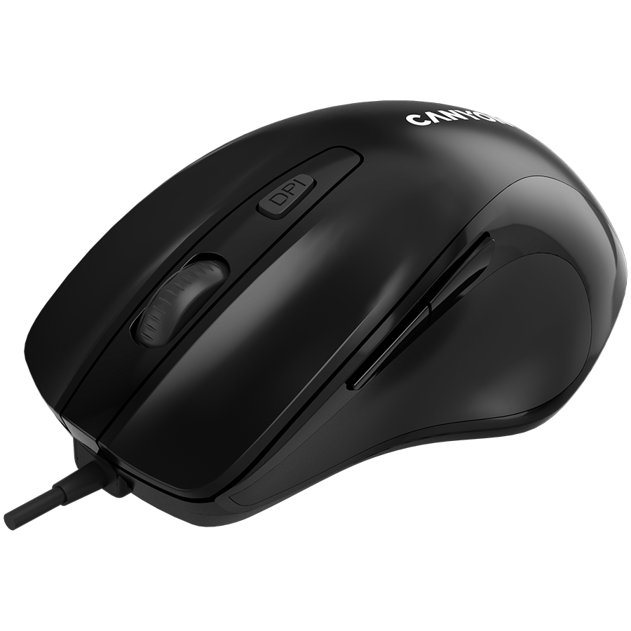 CANYON Mysz przewodowa M-6 Czarna