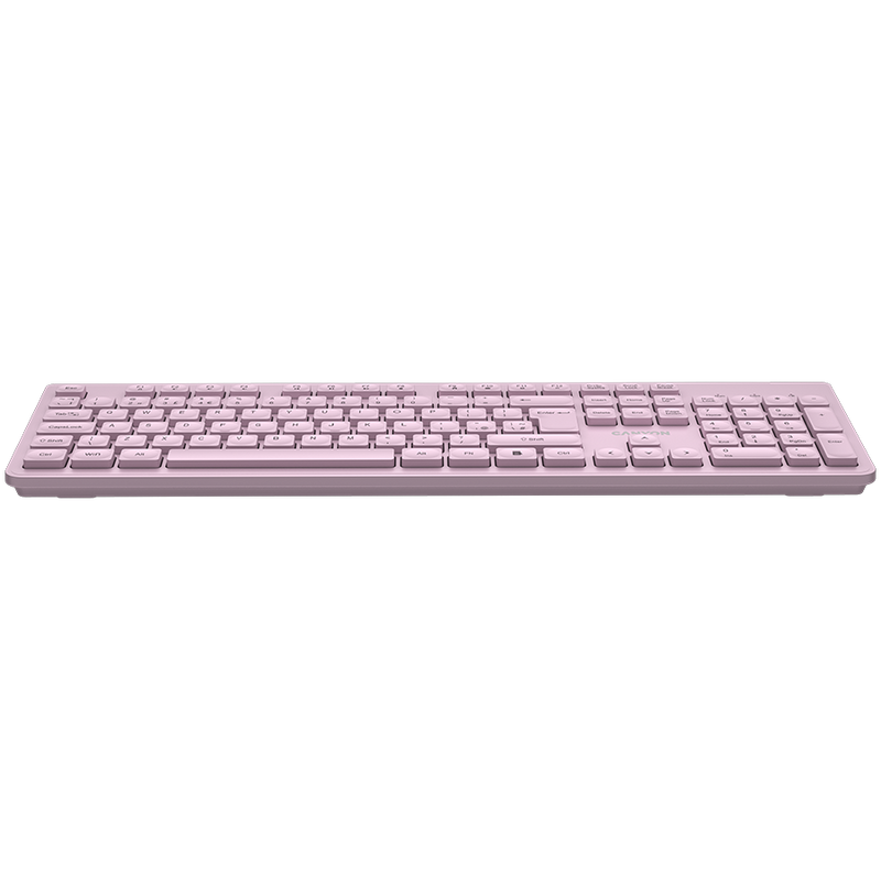 CANYON Klawiatura HKB-W01 UK/US AAA Bezprzewodowa Różowa-8