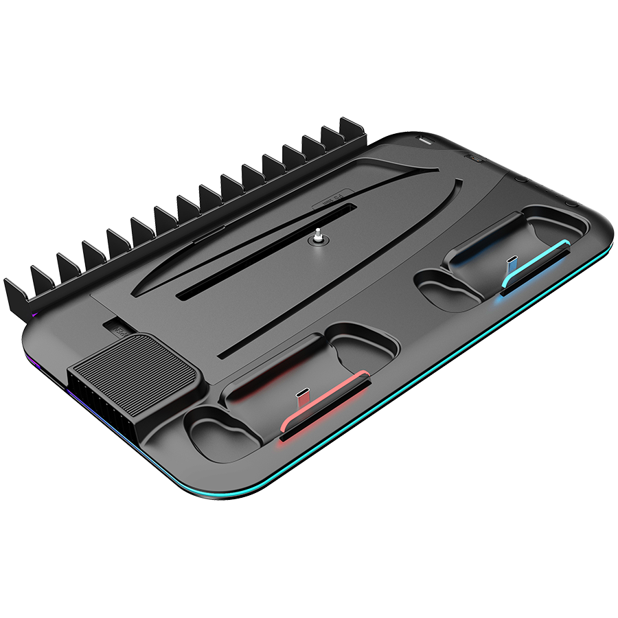 CANYON Podstawka chłodząca CS-51 RGB PS5 Slim/DE Ładowanie Czarna