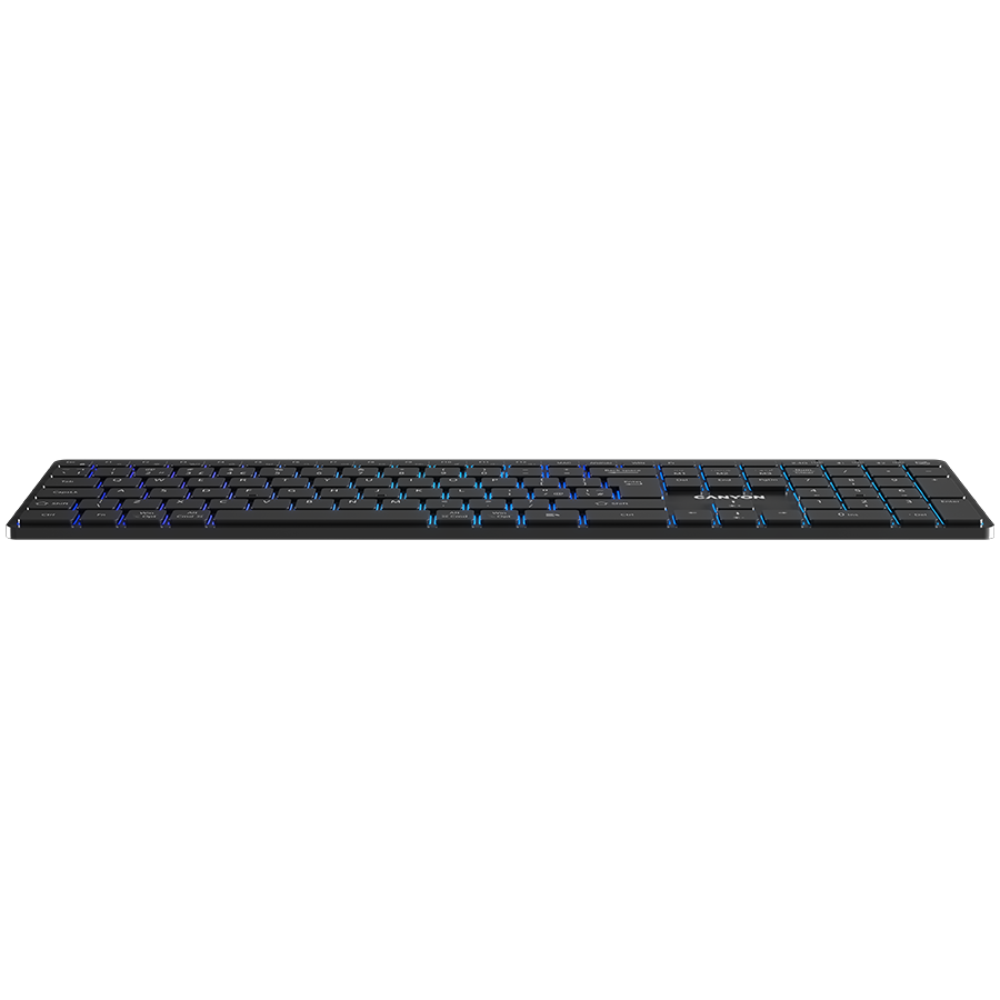 CANYON Klawiatura HKB-W11 UK/US RGB Dwa Tryby Bezprz. Czarna-3