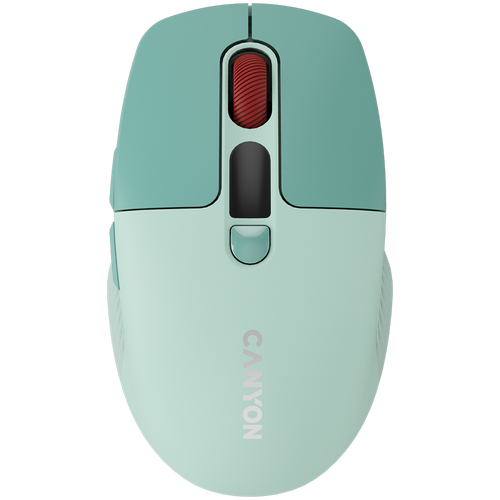 CANYON Mysz bezprzewodowa MW-26 LCD Cicha Dwa Tryby Zielona