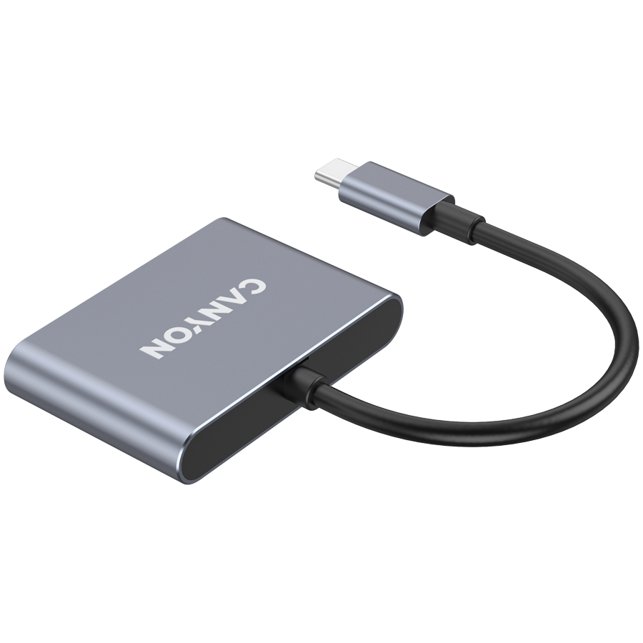 CANYON HUB DS-3 3 w 1 USB-C Ciemnoszary-3