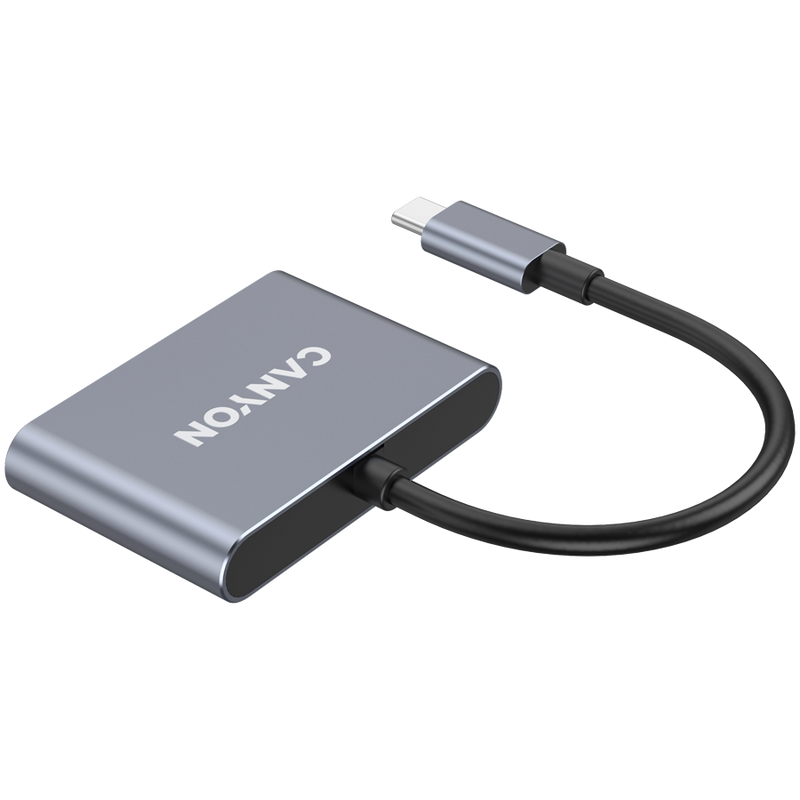 CANYON HUB DS-3 3 w 1 USB-C Ciemnoszary-3