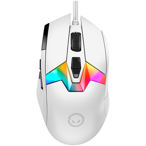 LORGAR Mysz Gamingowa Pro MSP80, 8000 Hz, Biała
