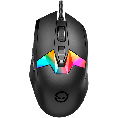 LORGAR Mysz Gamingowa Pro MSP80, 8000 Hz, Czarna