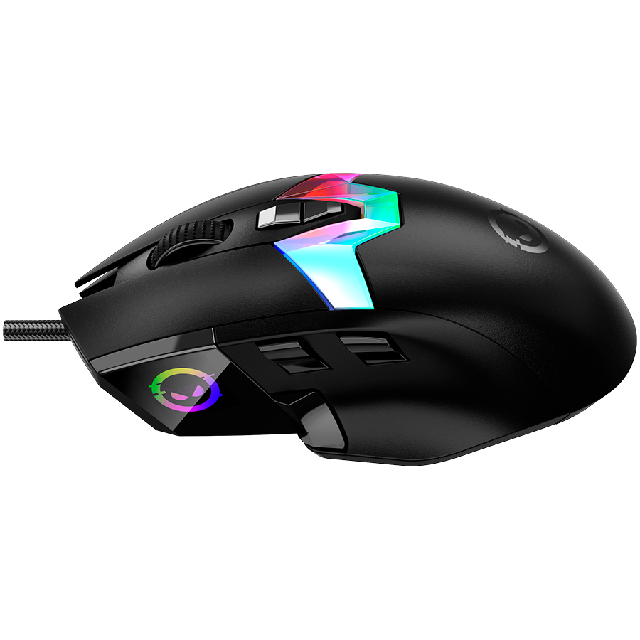 LORGAR Mysz Gamingowa Pro MSP80, 8000 Hz, Czarna