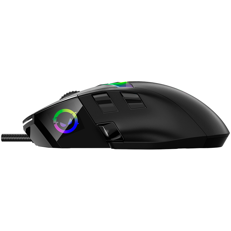 LORGAR Mysz Gamingowa Pro MSP80, 8000 Hz, Czarna