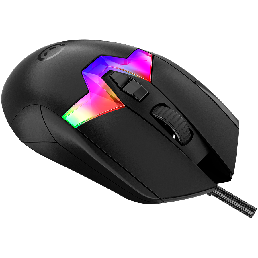 LORGAR Mysz Gamingowa Pro MSP80, 8000 Hz, Czarna