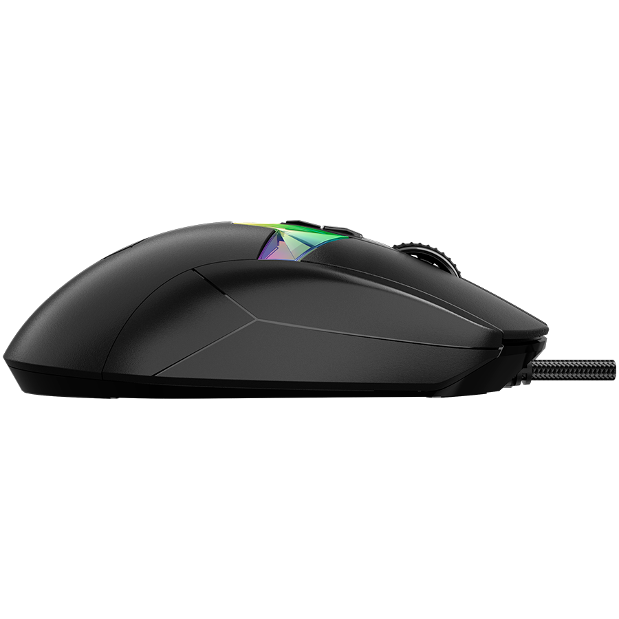 LORGAR Mysz Gamingowa Pro MSP80, 8000 Hz, Czarna