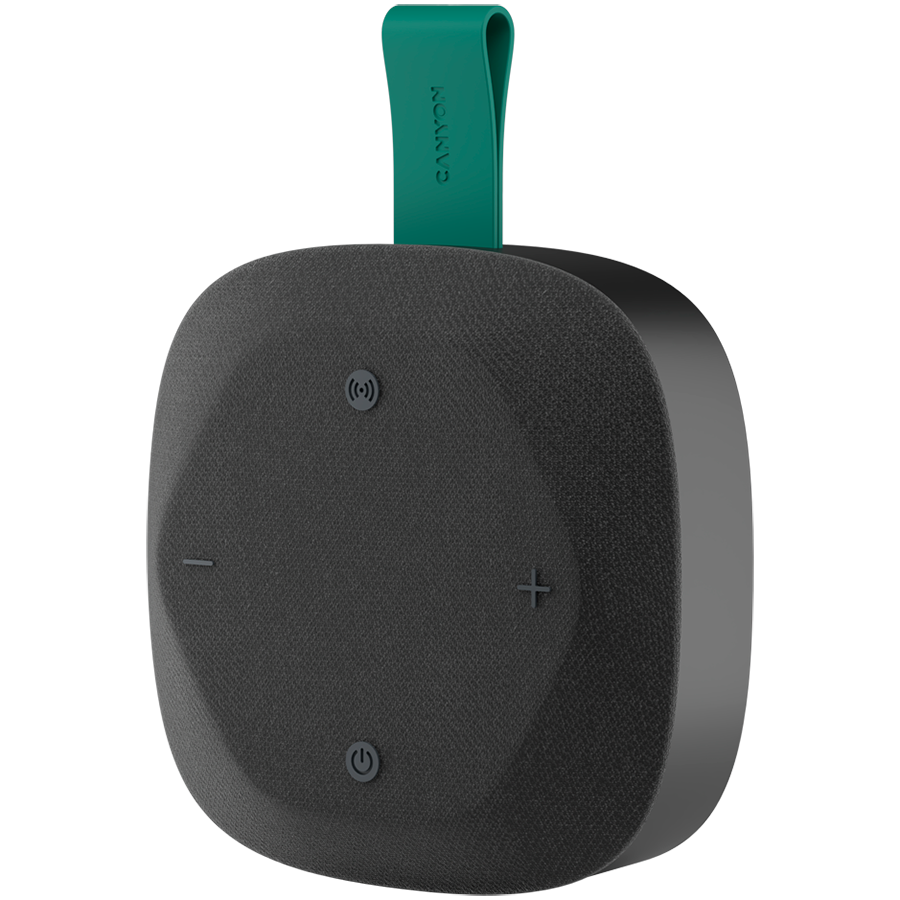 CANYON Głośnik Bluetooth HEXAGON 10 TWS 8W IPX5 Czarno - Zielony