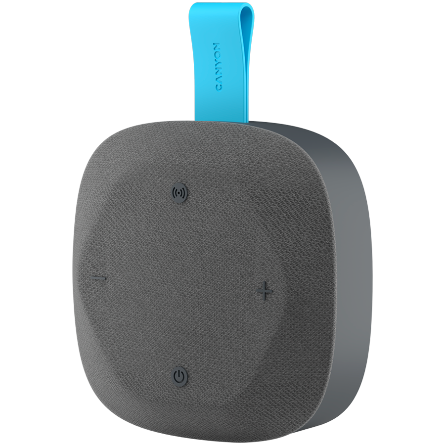 CANYON Głośnik Bluetooth HEXAGON 10 TWS 8W IPX5 Szaro - Niebieski