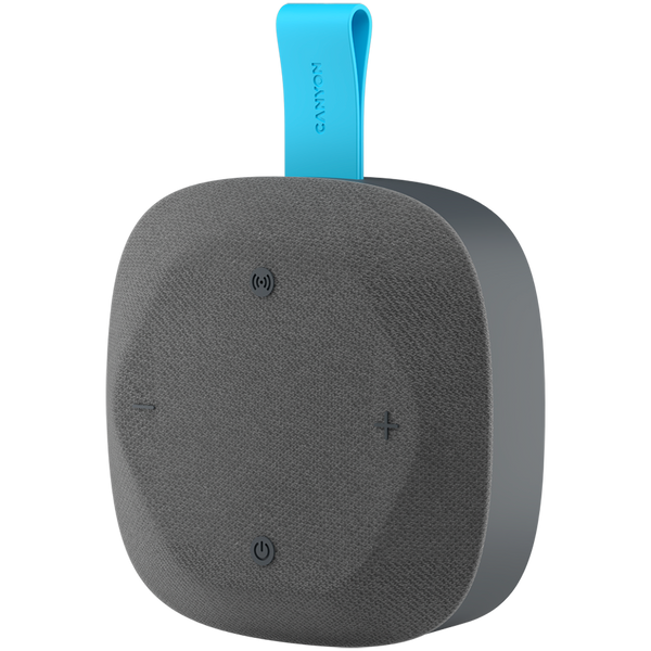 CANYON Głośnik Bluetooth HEXAGON 10 TWS 8W IPX5 Szaro - Niebieski