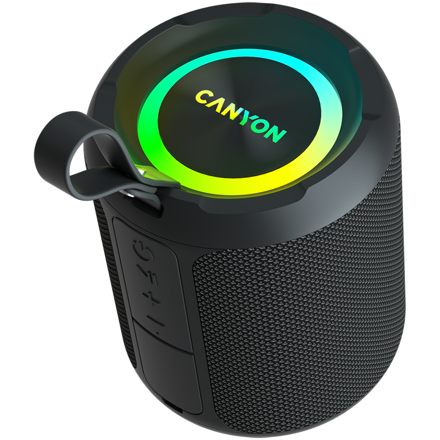 CANYON Głośnik Bluetooth OnMove 11 IPX6 TWS 20W EQ RGB Czarny