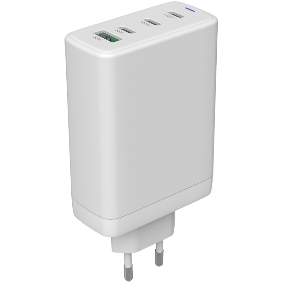 CANYON Ładowarka sieciowa CU140ACC GaN 150W 3xPD 1xQC EU Biała