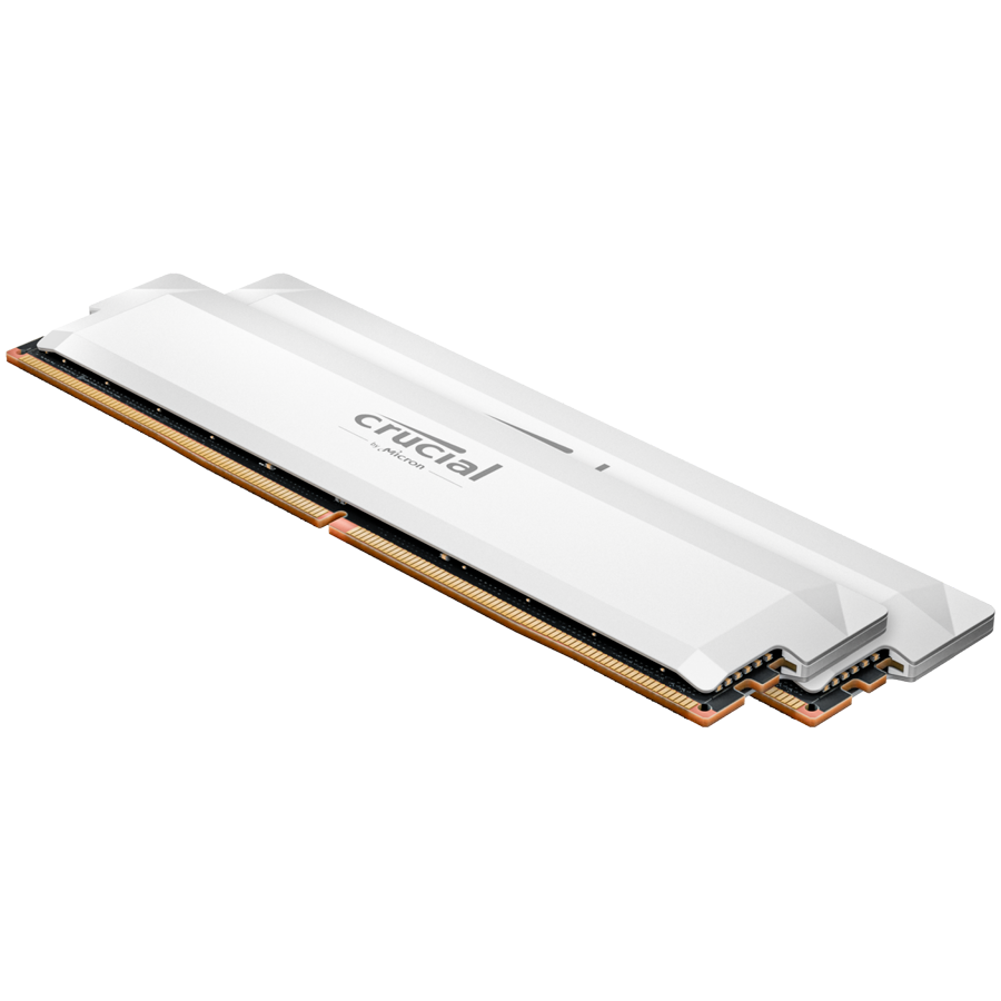 CRUCIAL PRO 32GB (2x16GB) UDIMM DDR5 6400 White Overclocking