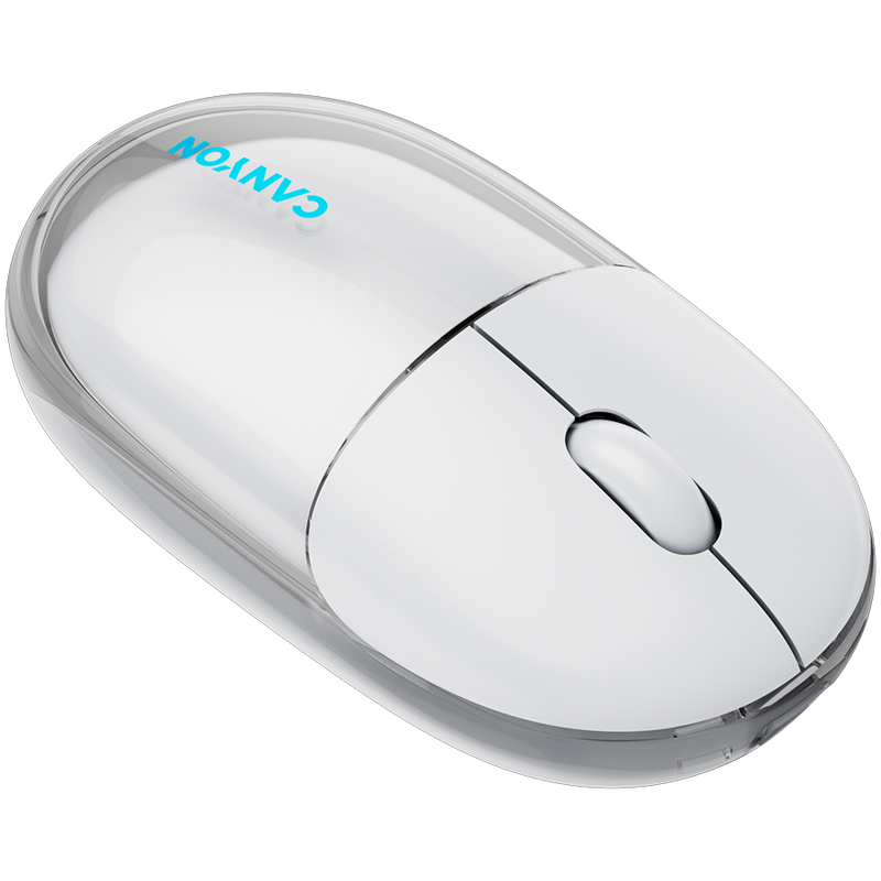 CANYON mouse OnClick 24 BT/ Wireless Transparent/White-8