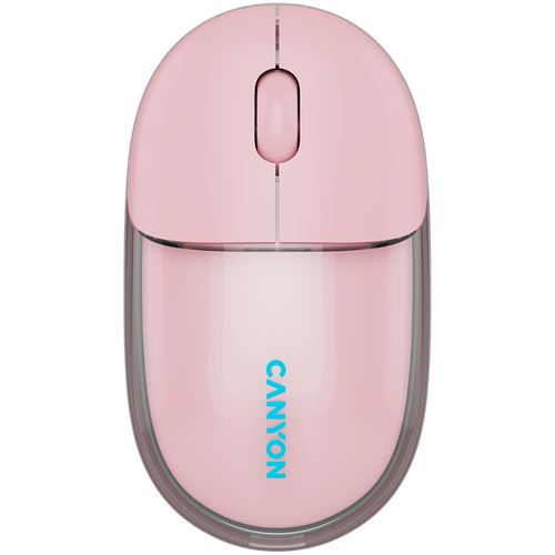 CANYON mouse OnClick 24 BT/ Wireless Transparent/Pink