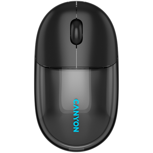 CANYON mouse OnClick 24 BT/ Wireless Transparent/Black