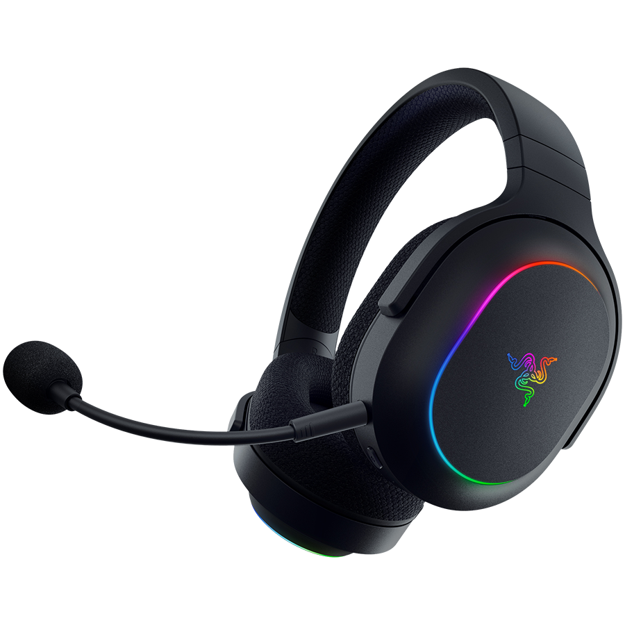RAZER Słuchawki Gamingowe Barracuda X Chroma, Czarne