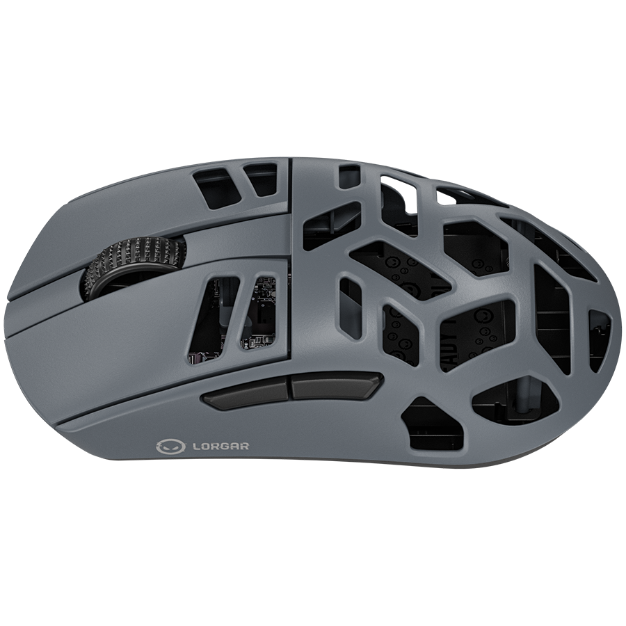 LORGAR Mysz Gamingowa MSE90W, Bezprzewodowa ze stopu magnezu, Ciemnoszara-14