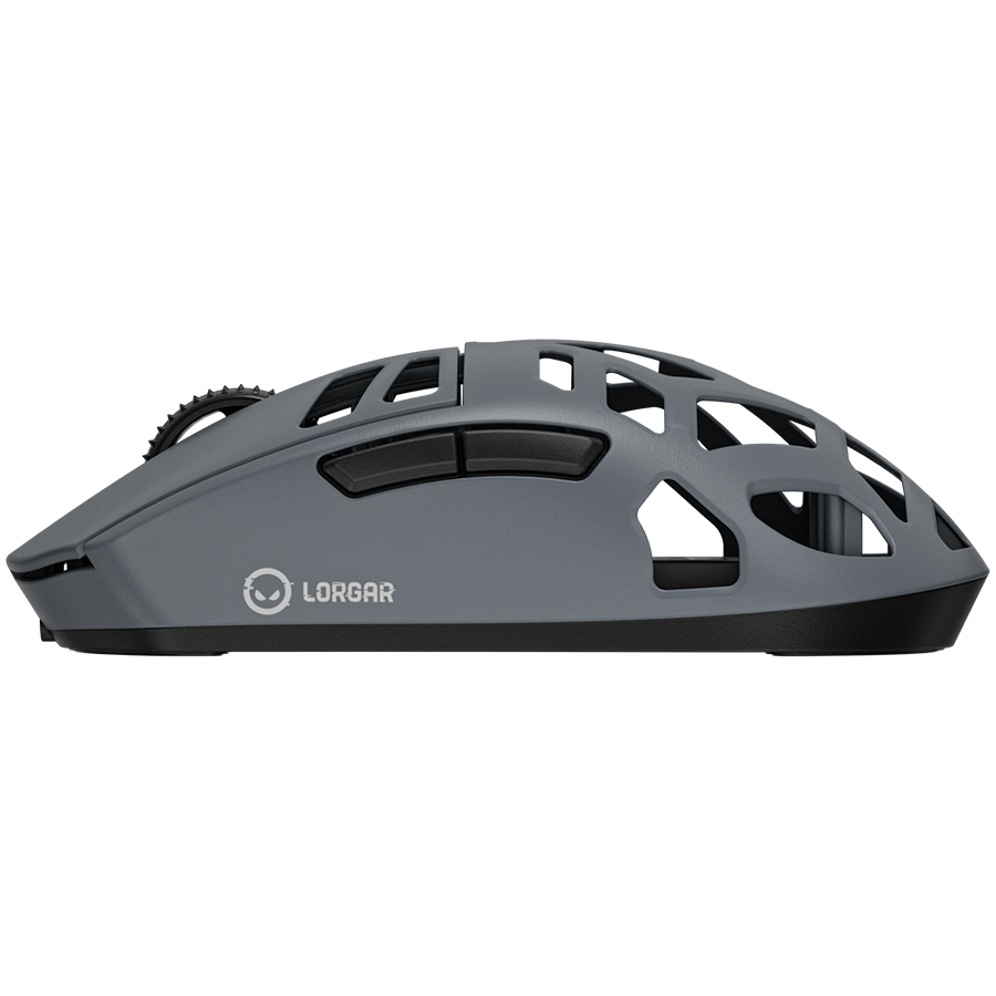 LORGAR Mysz Gamingowa MSE90W, Bezprzewodowa ze stopu magnezu, Ciemnoszara-4