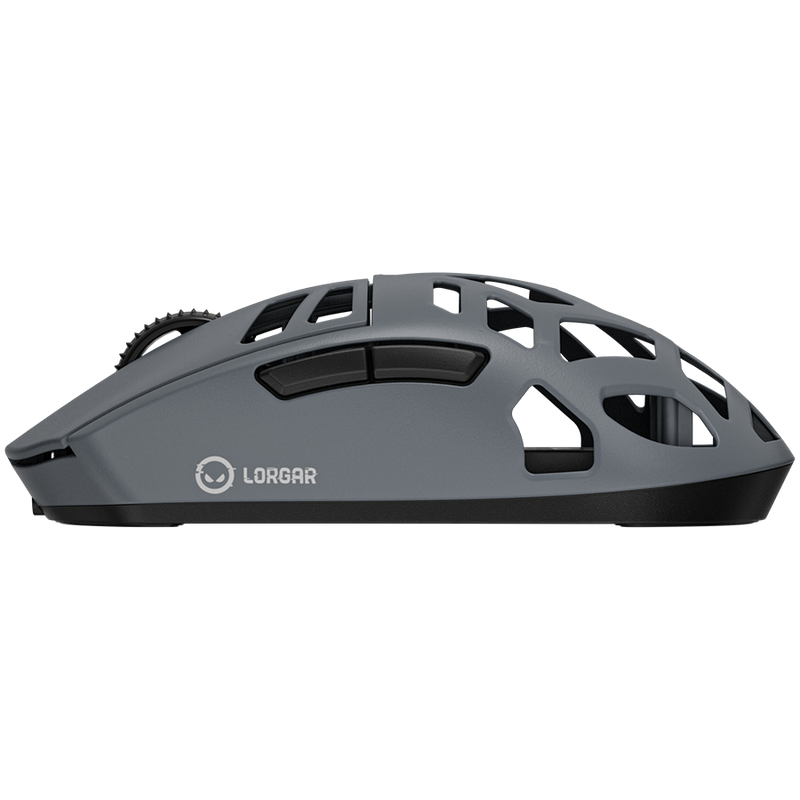 LORGAR Mysz Gamingowa MSE90W, Bezprzewodowa ze stopu magnezu, Ciemnoszara-4