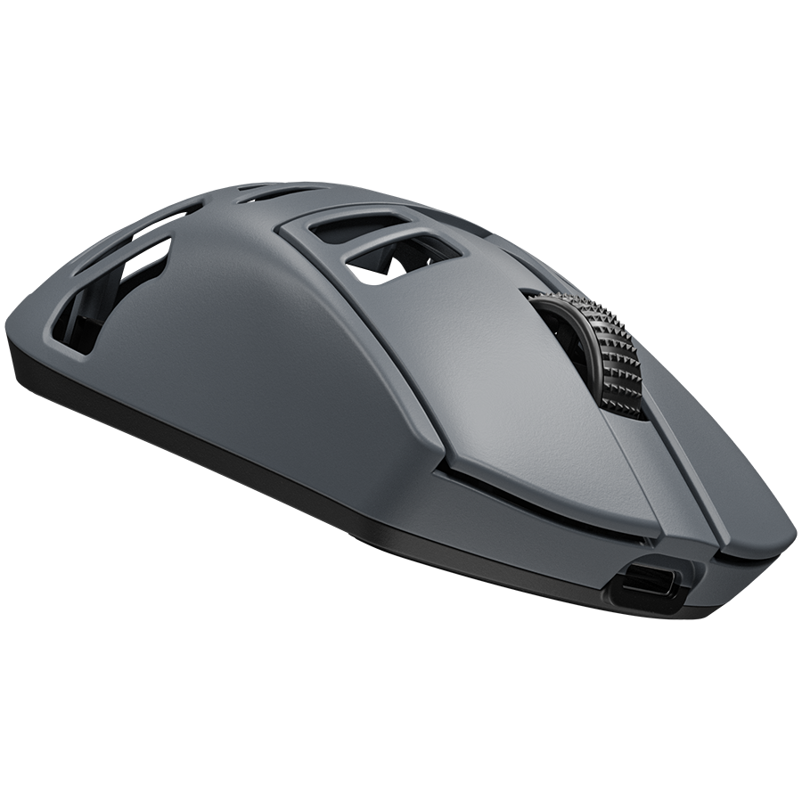 LORGAR Mysz Gamingowa MSE90W, Bezprzewodowa ze stopu magnezu, Ciemnoszara-5