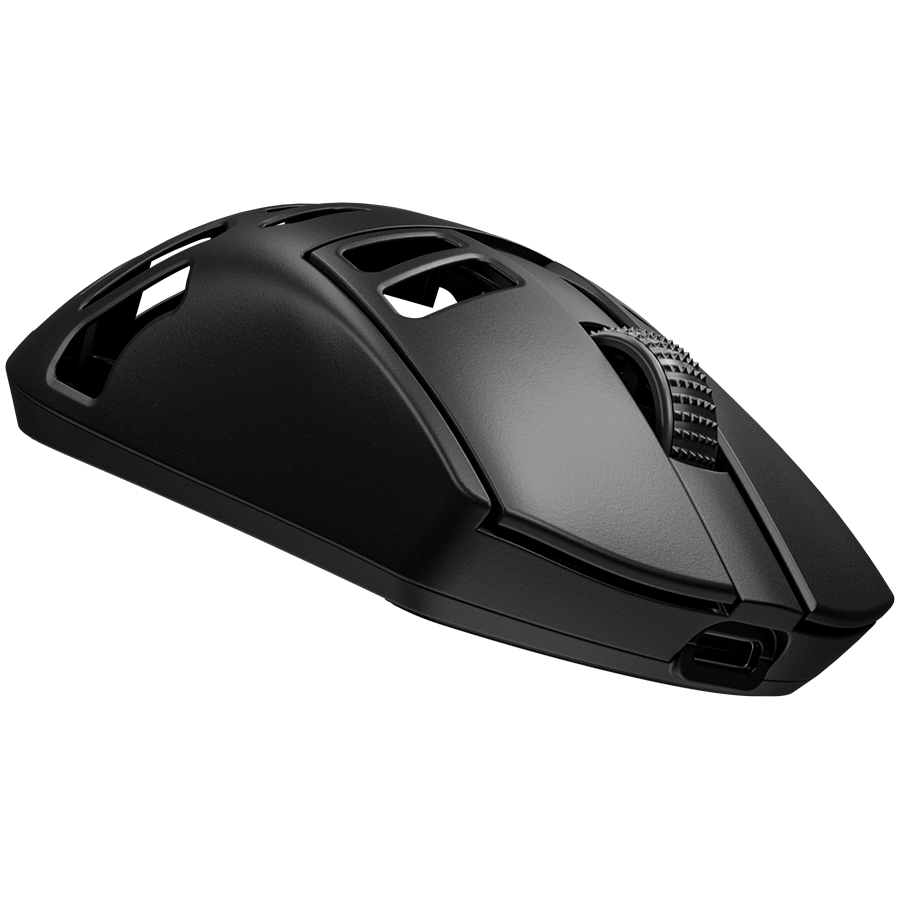 LORGAR Mysz Gamingowa MSE90W, Bezprzewodowa ze stopu magnezu,Czarna