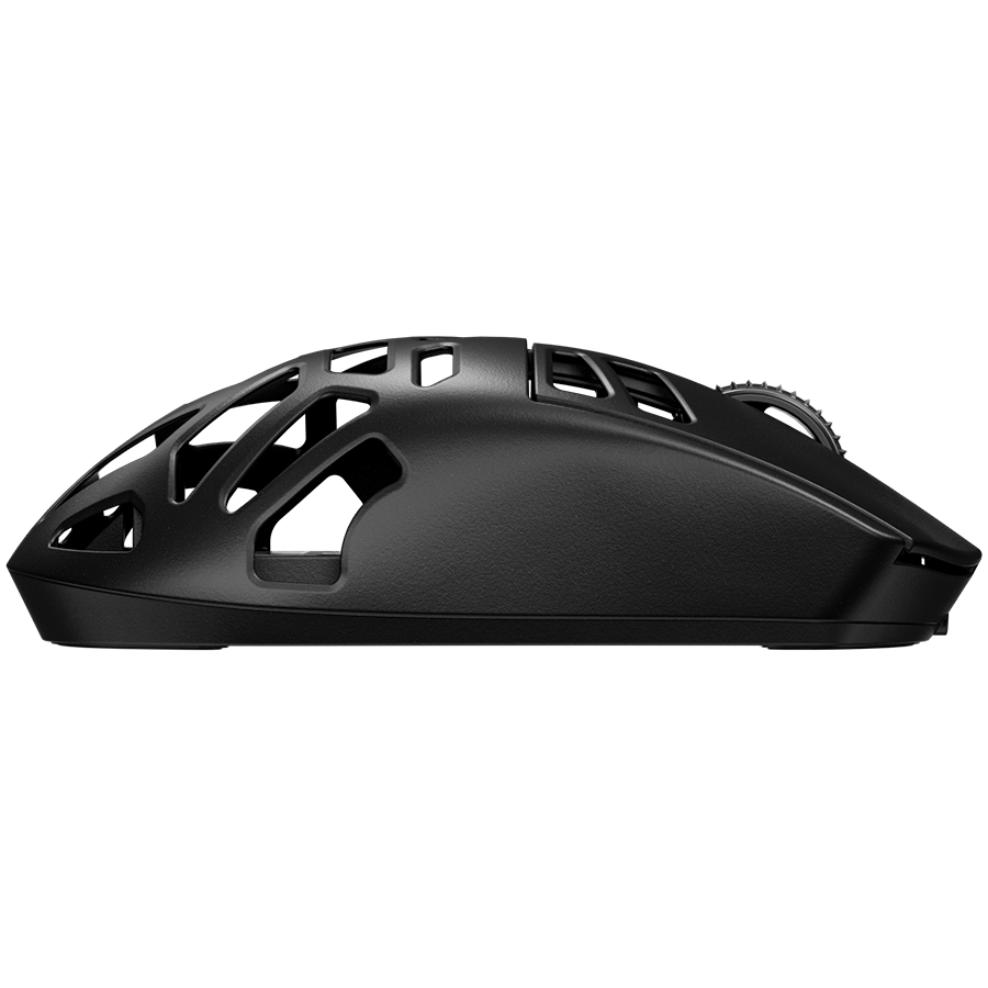 LORGAR Mysz Gamingowa MSE90W, Bezprzewodowa ze stopu magnezu,Czarna