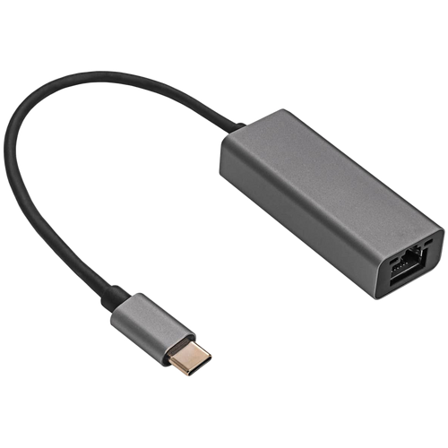 AKYGA Adapter z kablem Akyga AK-AD-65 karta sieciowa USB type C (m) / RJ45 (f) 10/100/1000 ver. 3.0 15cm