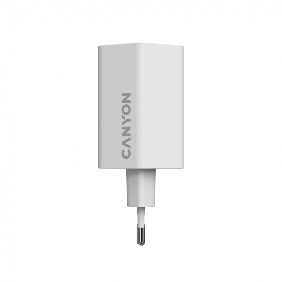 CANYON Ładowarka sieciowa HEXAGON 65 GaN 65W 2xPD 1xQC EU Biała