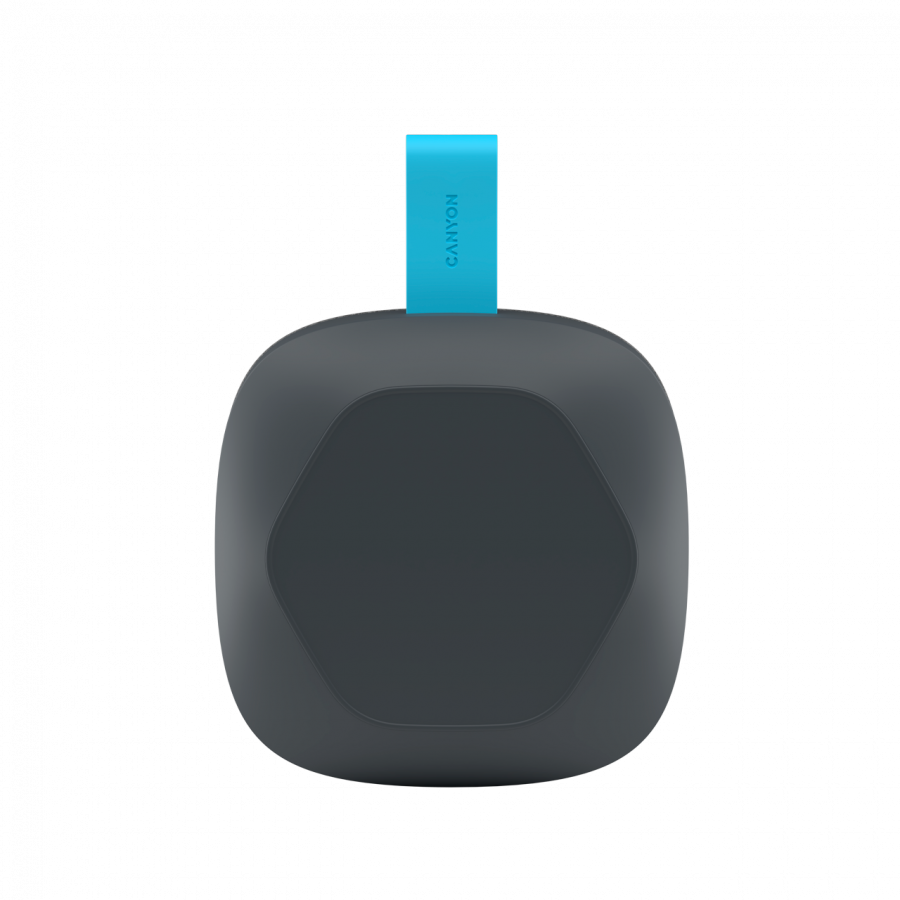 CANYON Głośnik Bluetooth HEXAGON 10 TWS 8W IPX5 Szaro - Niebieski