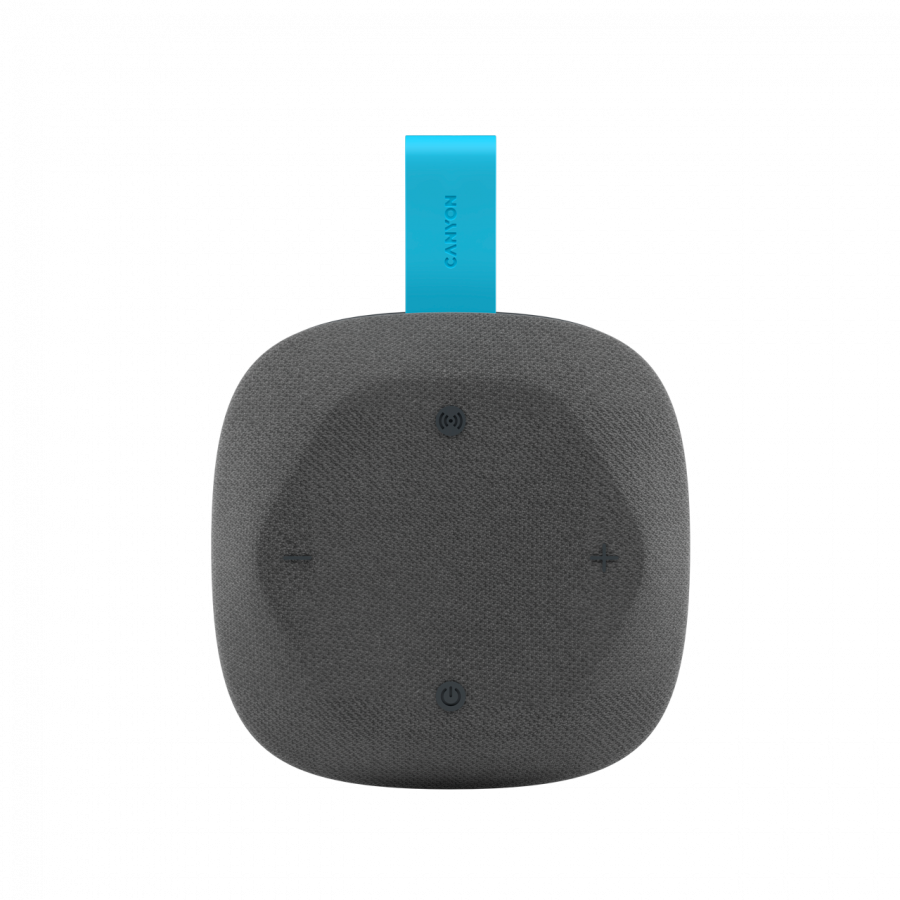 CANYON Głośnik Bluetooth HEXAGON 10 TWS 8W IPX5 Szaro - Niebieski