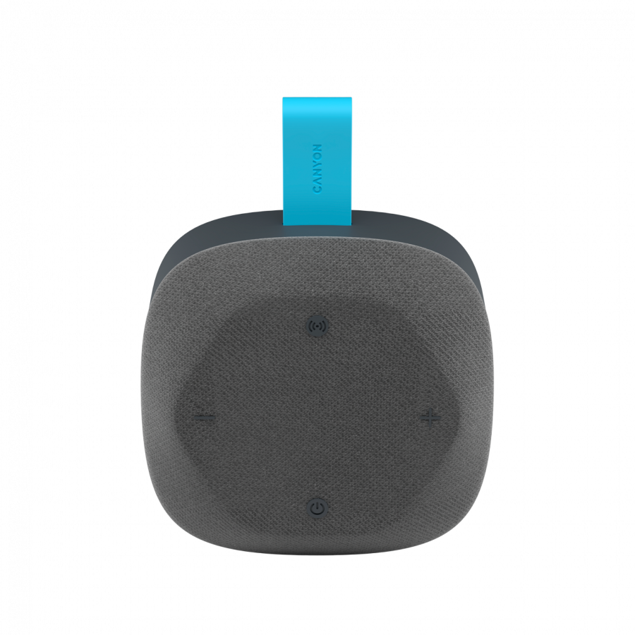 CANYON Głośnik Bluetooth HEXAGON 10 TWS 8W IPX5 Szaro - Niebieski