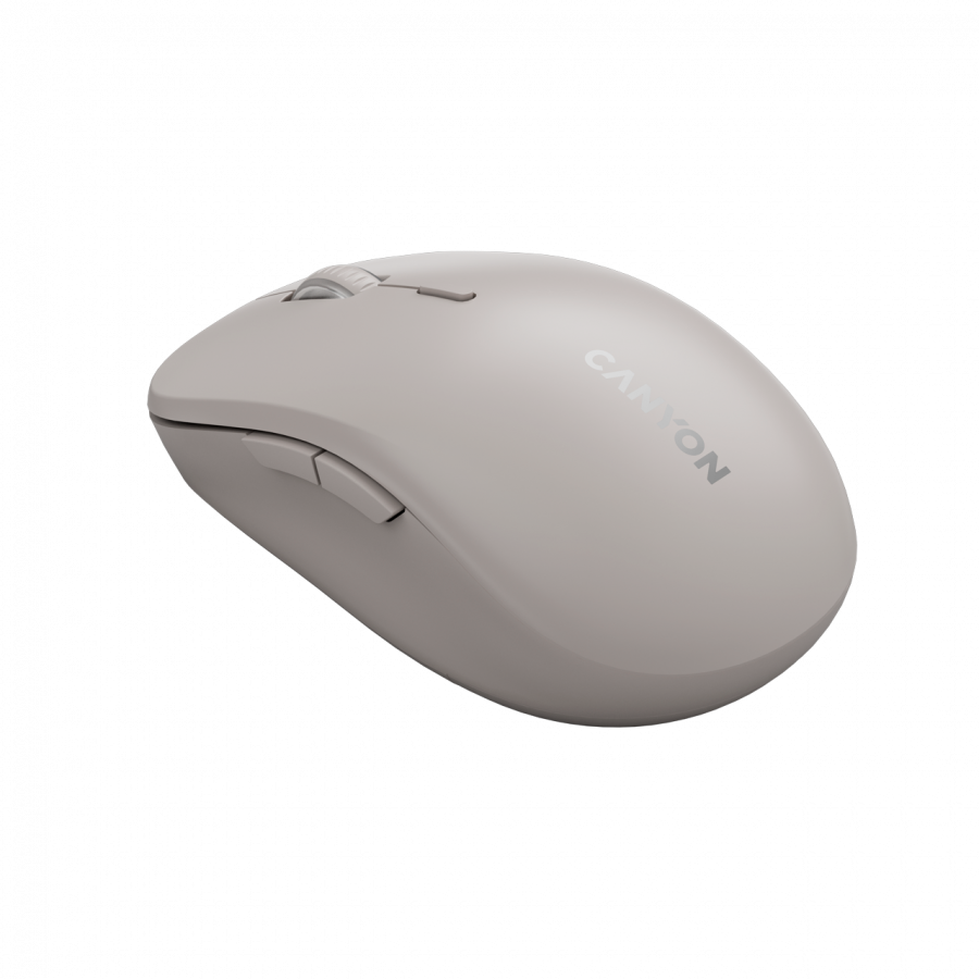 CANYON Mysz bezprzewodowa MW-12 Dwa Tryby Beżowa