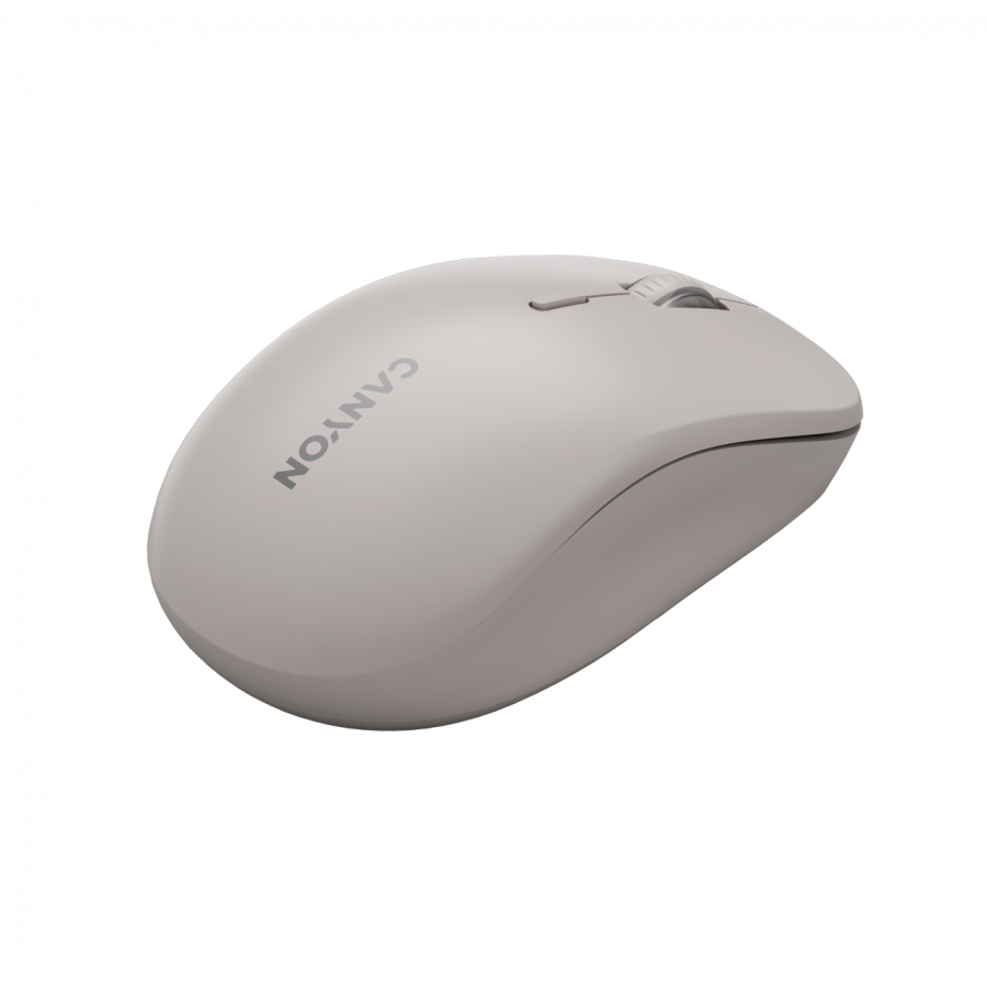 CANYON Mysz bezprzewodowa MW-12 Dwa Tryby Beżowa