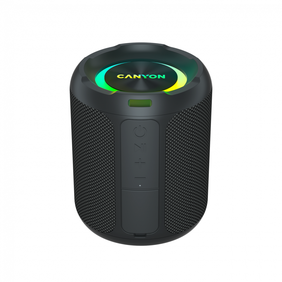 CANYON Głośnik Bluetooth OnMove 11 IPX6 TWS 20W EQ RGB Czarny